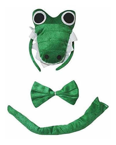 Disfraz Niño - Petitebella Cutie Crocodile Headband Bowtie T