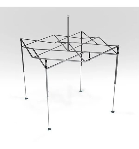 Estructura Aluminio 3x4,5 3h Gazebo Estructural Playa Top Ra