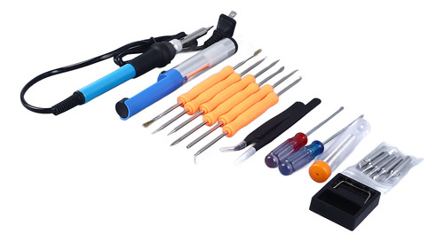 Kit De Soldador Soldador Ajustable De Temperatura De 110v