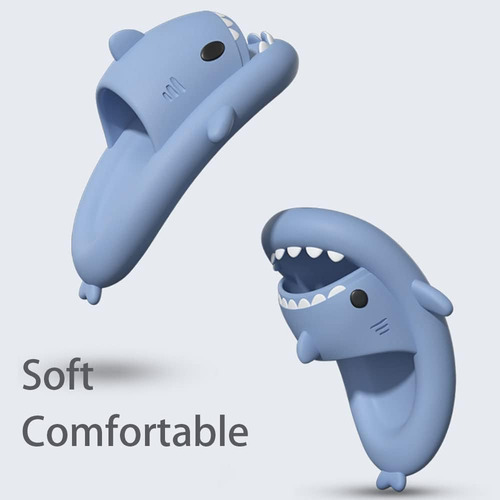 2024 Sharky De Tiburón Chanclas,sandalias Con Punta Abierta