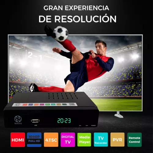 Decodificador Digital TV Convertidor 1080p TV FULL HD DOSYU DY-ATC