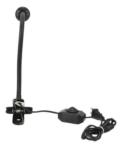 Soporte Para Mascotas Negro Con Clip Y Uva Uvb Ajustable