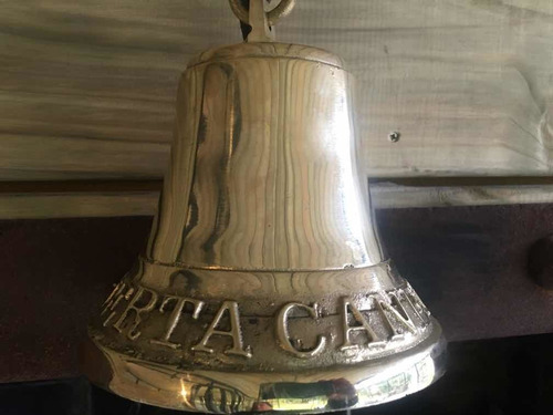 Campana Bronce Estilo Antigua Personalizada 15/20 Días 22 Cm