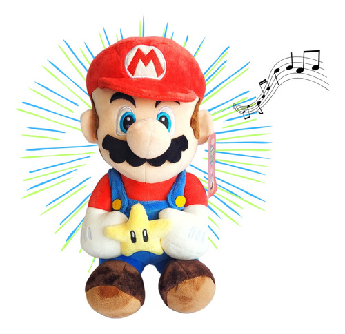 Super Mario Bros Peluche Con Luz Y Sonido