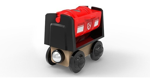 Imagen 2 de 2 de Trencity Vagón Bombero Colección Bomberos- Juguete Madera