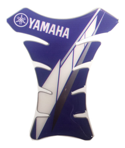 Imagem 1 de 2 de Adesivo Protetor De Tanque Yamaha Azul/vermelho Gallo D Ouro