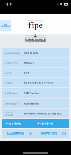 Ford Ka 1.0 Flex 3p
