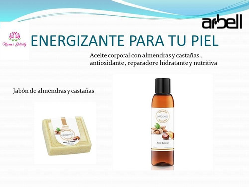 Aceite Corporal + Jabon De Castañas Y Almendras Arbell