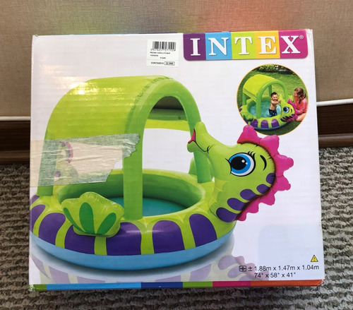 Piscina Inflable Caballito De Mar Intex 57110 114l