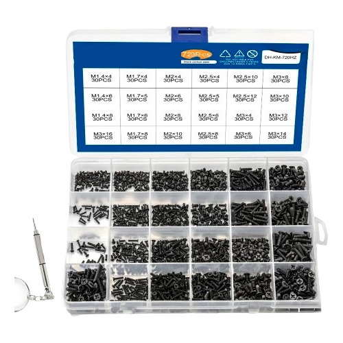 Kit De Tornillos Laptop O Electronica M1, M2, M3, 720pz