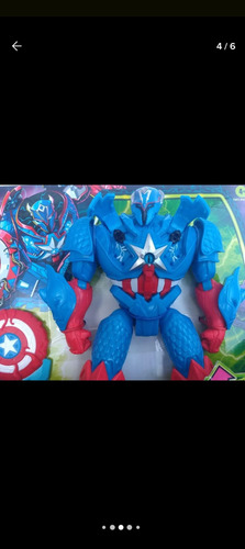 Mech Strike Capitán América - 20 Cm (Usado)