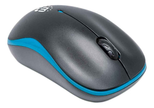 Mouse Manhattan Óptico Success, Inalámbrico, Usb, 1000 Dpi Color Negro