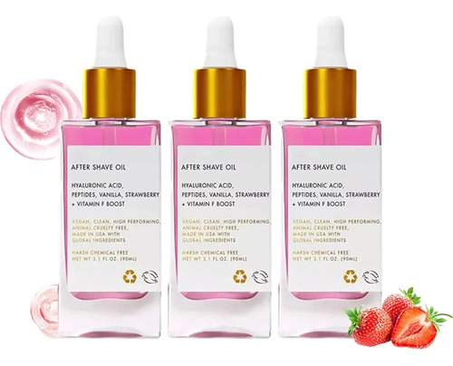 Aceite De Afeitado De Vainilla De Fresa Para Mujeres,3