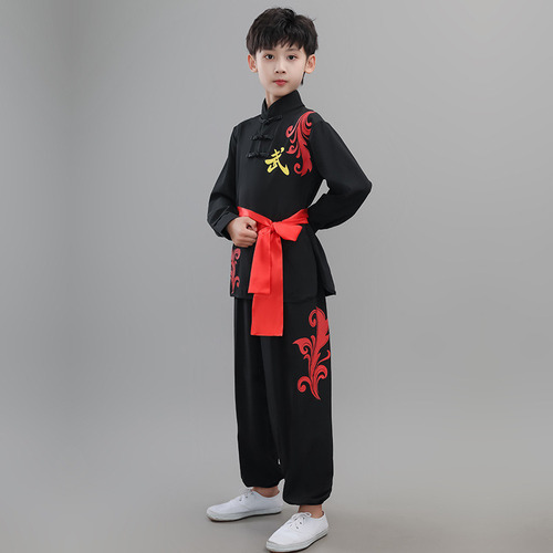 Camisa De Wushu Uniform For Niños, Camisa De Kung-fu, Traje.