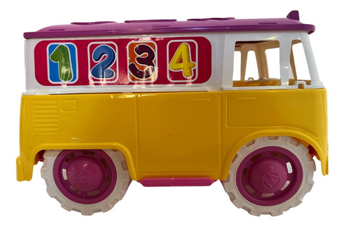 Brinquedo Infantil Kombi Gugu Educativa Didáticos Cognitivo