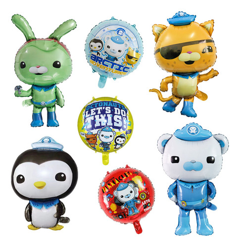 Kit Fiesta Octonauts Globos De Cumpleanos Decoracion