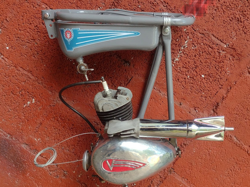 Motor Victoria Bicicleta. Não Fuchs Cucciolo Joielo Cub Cinza