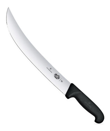 Victorinox Cuchillo Hoja Ancha  Fibrox, 31 Cm, Negro