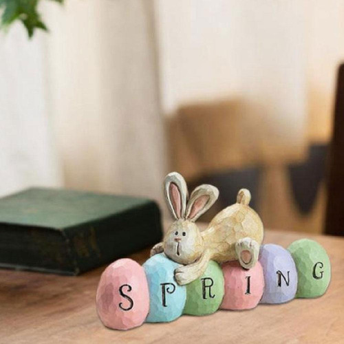 A Para Adornos De Conejo Con Forma De Huevo De Pascua,