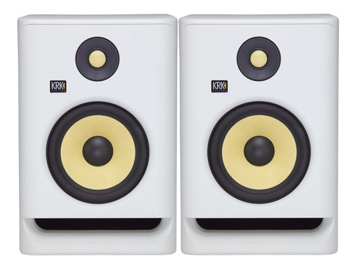 Krk Rokit 7 G4 Blanco (par) Monitores De Estudio 110v