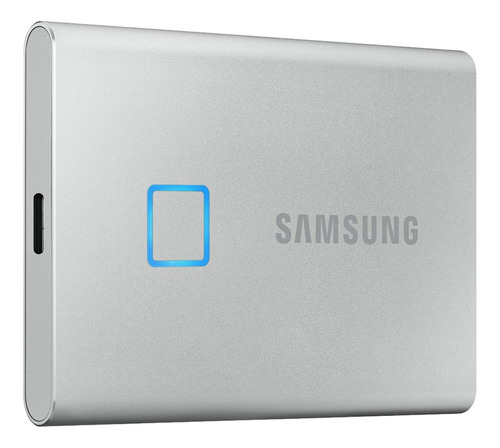 Disco sólido externo Samsung T7 Touch MU-PC1T0 1TB prata