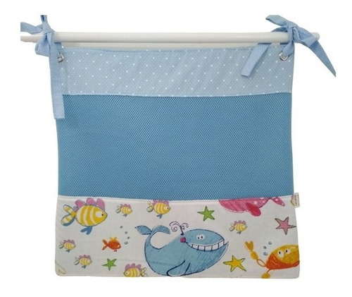 Imagem 2 de 3 de Organizador De Berço Bolsão Para Pendurar Quarto De Bebê
