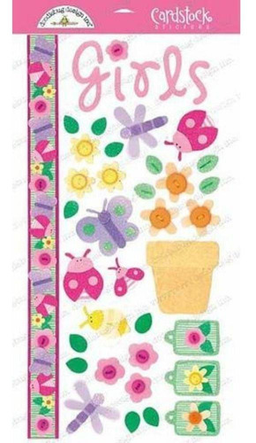 Planilla Estampas Stickers Decorar Flores Insectos Pegatinas