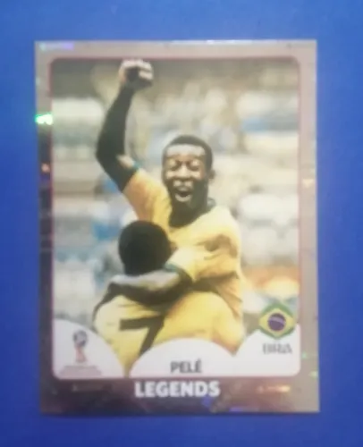 Stiker Panini Del Rey Pele Original (Usado)