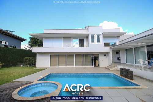 Acrc Imóveis - Casa De Alto Padrão Em Condomínio Com 04 Suítes E Garagem Para 10 Carros. - Ca00642 - 32666297
