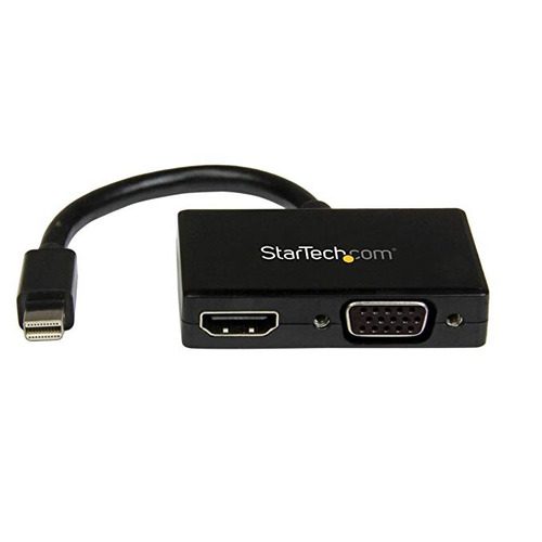 Viajes Startech.com A / V Adaptador: 2-en-1 Mini Displayport