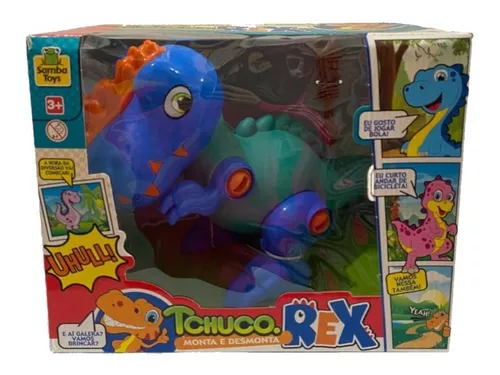 Dinossauro Tchuco Rex Monta e Desmonta Sortido - 0251 - Samba Toys - Dorémi  Brinquedos