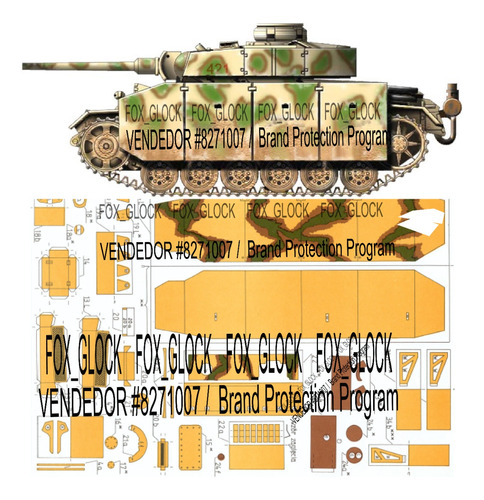 Pzkpfw Iii Ausf M Escala 1.25 Papercraft