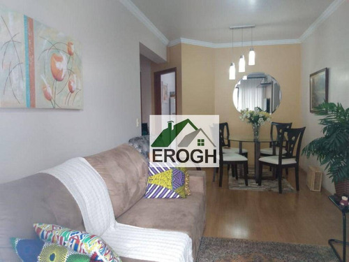 Imagem 2 de 30 de Apartamento Com 2 Dormitórios À Venda, 75 M² Por R$ 380.000,00 - Centro - Santo André/sp - Ap1062