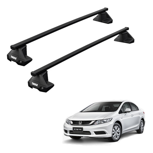 Rack Bagageiro Thule Evo Civic Sedan 2012 Á 2015