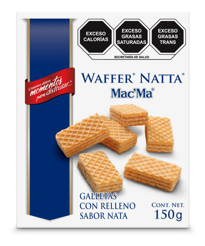 Galleta Mac'ma Wafer Natta Finas 150g