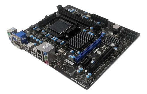 Placa Mãe Am3+ Ddr3 Msi Ms 7641 / Pos Ma760gcp - Com Espelho