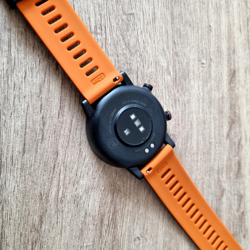 Correa Deportiva Doble Color Para Haylou Gs, Gst/gst Lite Negro/naranja Claro