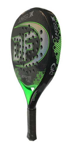 Imagen 2 de 3 de Paleta De Padel Df Jumper 3k + Text + Carbono 3k + Envio! Df