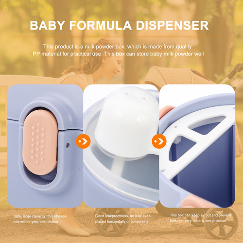Dispensador De Leche En Polvo Para Bebés Con Fórmula En Form