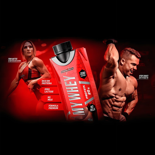 My Whey 250 ml — Ready Protein, sabor integral a fresa medicinal sin lactosa