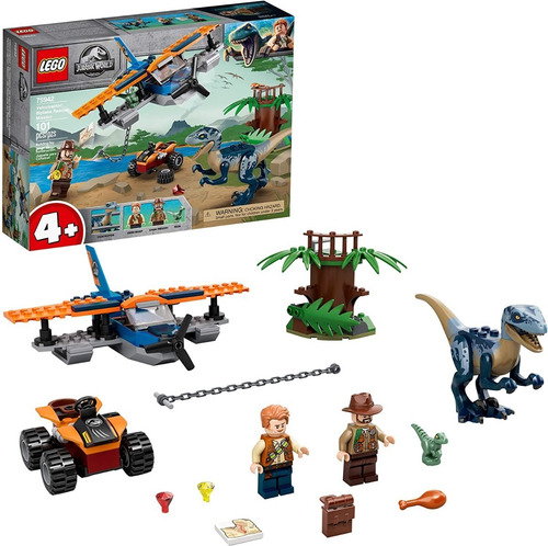 Lego Jurassic World 75942 Velociraptor Rescate 101 Pzs Dino