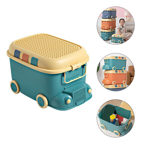 Contenedor De Juguetes Para Niños, Caja De Almacenamiento De