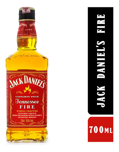 Jack Daniel's Fire - Licor De Whiskey E Canela 700ml