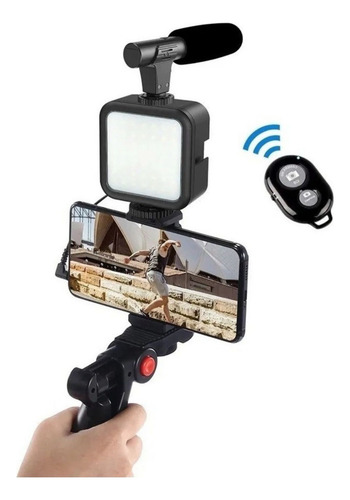 Kit Grabar Video Estabilizador Cámara Reflex Trípode Celular