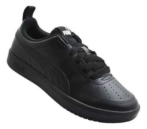 Puma black jr shoes hotsell