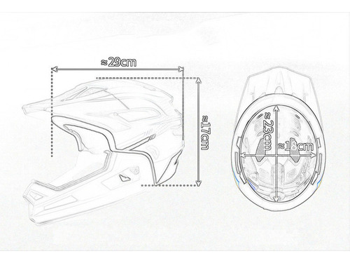 Casco De Bicicleta De Cara Completa, Casco Protector, Casco
