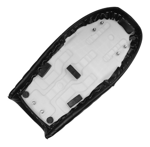 Universal Pu Cuero Motocicleta Cafe Racer Asiento Plano
