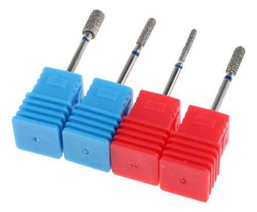 5x4pcs Brocas De Unhas 3/32 "diamante Cutícula Limpa