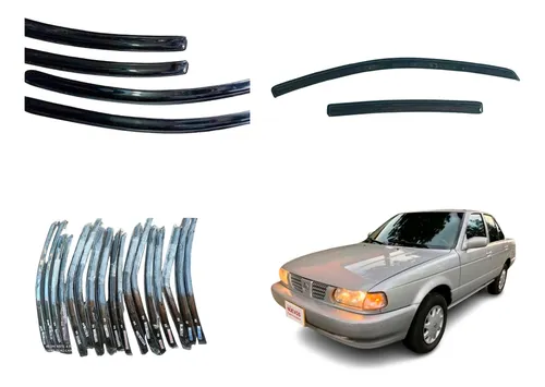 Tejas En Acrilico Deflectores Para Nissan Sentra B13