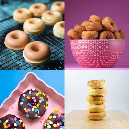 Maquina Para Hacer Donas Maquina Donas Maquina Mini Donuts Color Negro